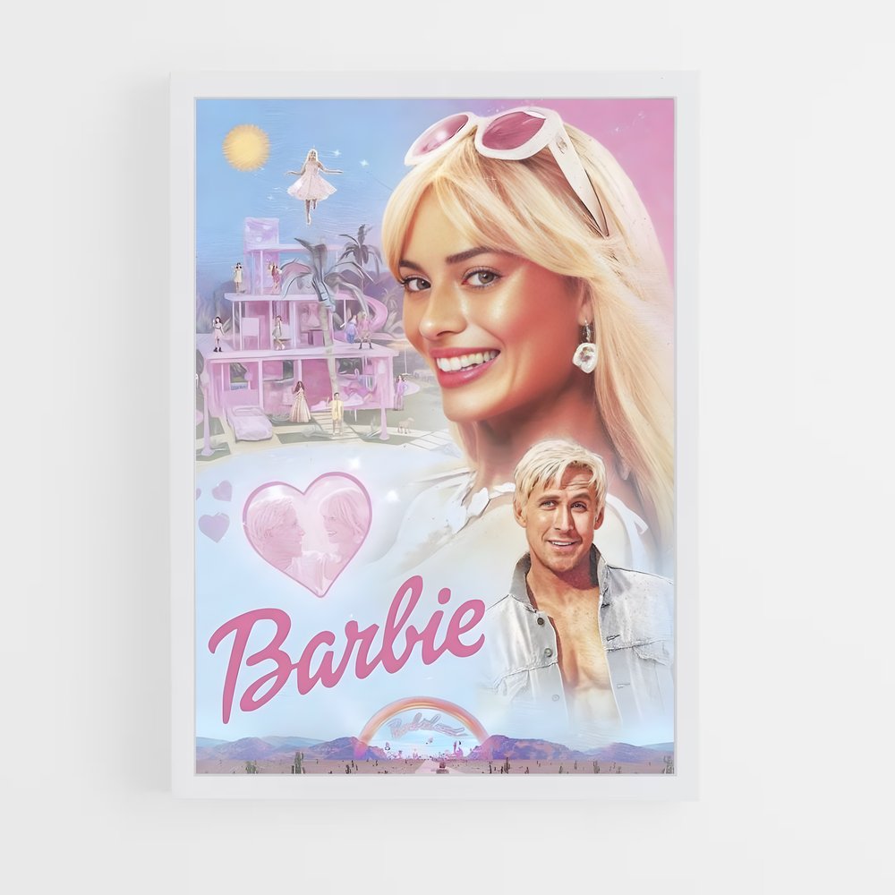 barbie-10 cadre Blanc