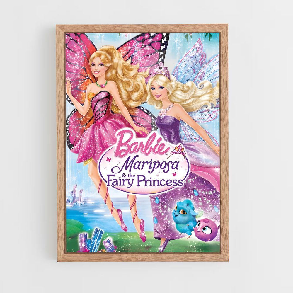 barbie-11 cadre Bois clair