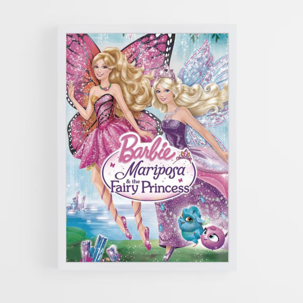 Barbie Mariposa Poster