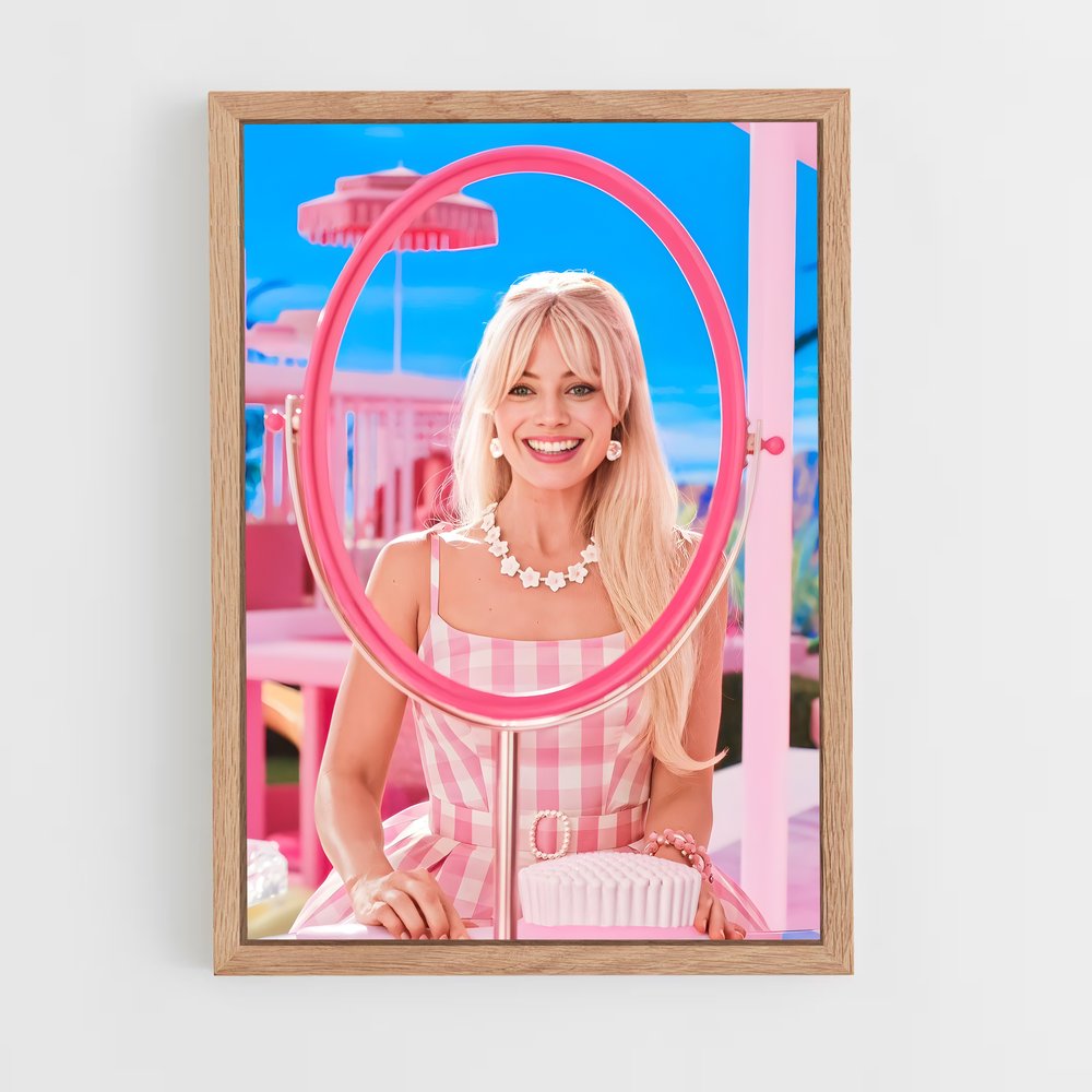 barbie-13 cadre Bois clair
