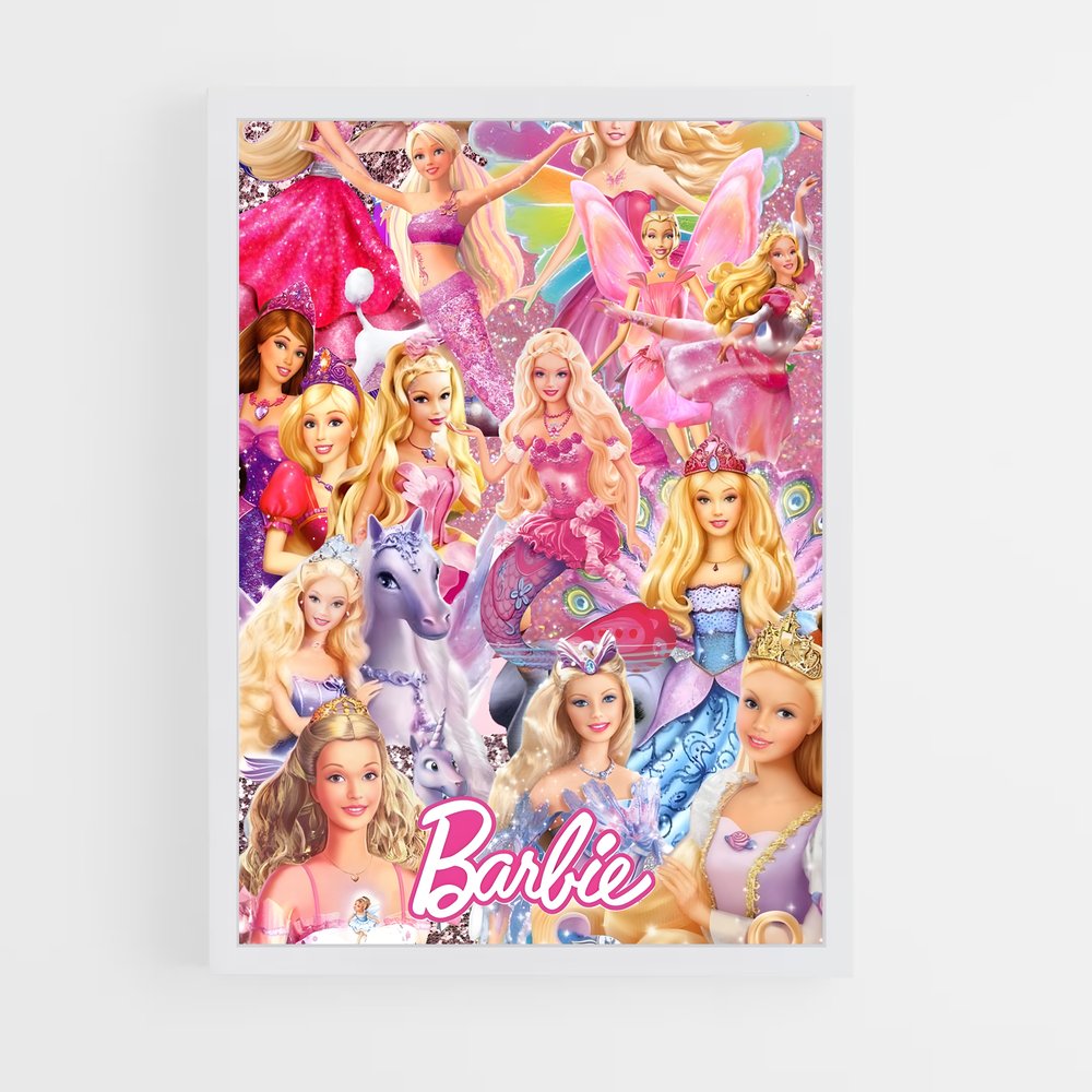 barbie-15 cadre Blanc