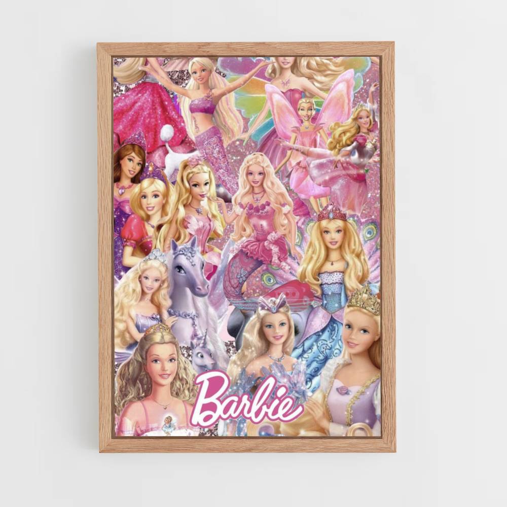 Poster Barbie Collage