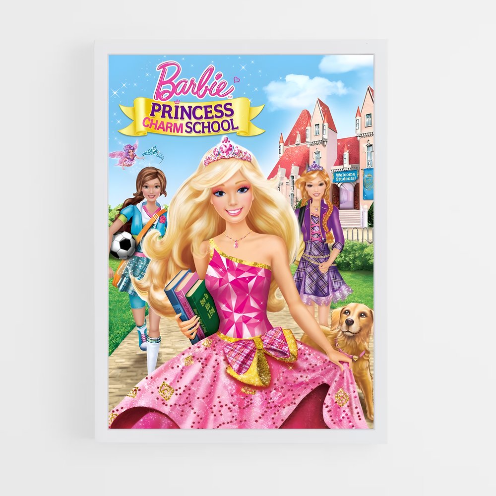barbie-4 cadre Blanc