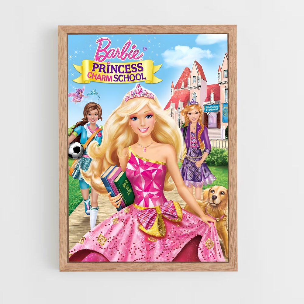 barbie-4 cadre Bois clair