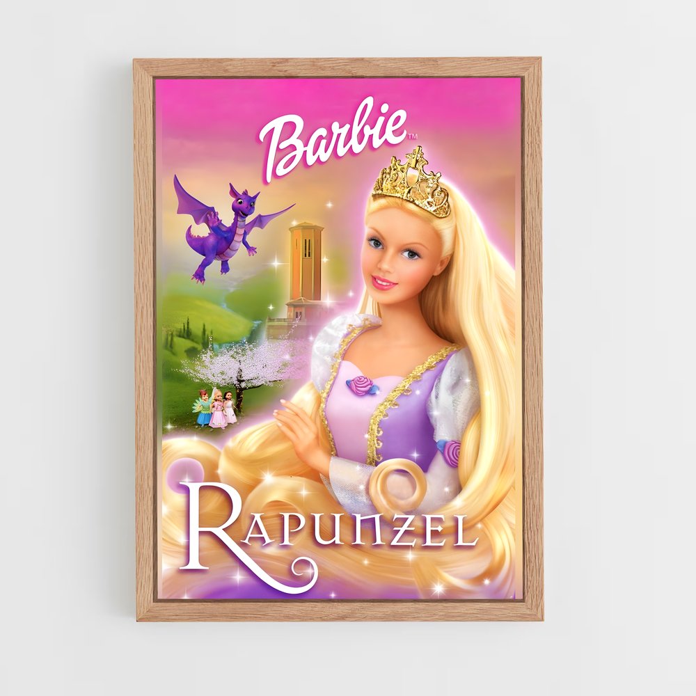 barbie-6 cadre Bois clair