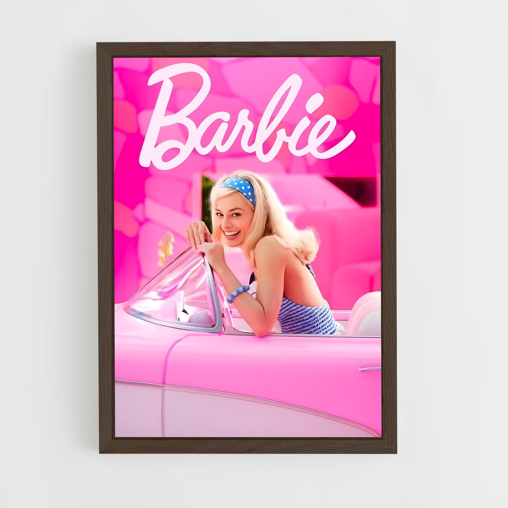 barbie-7 cadre Bois foncé