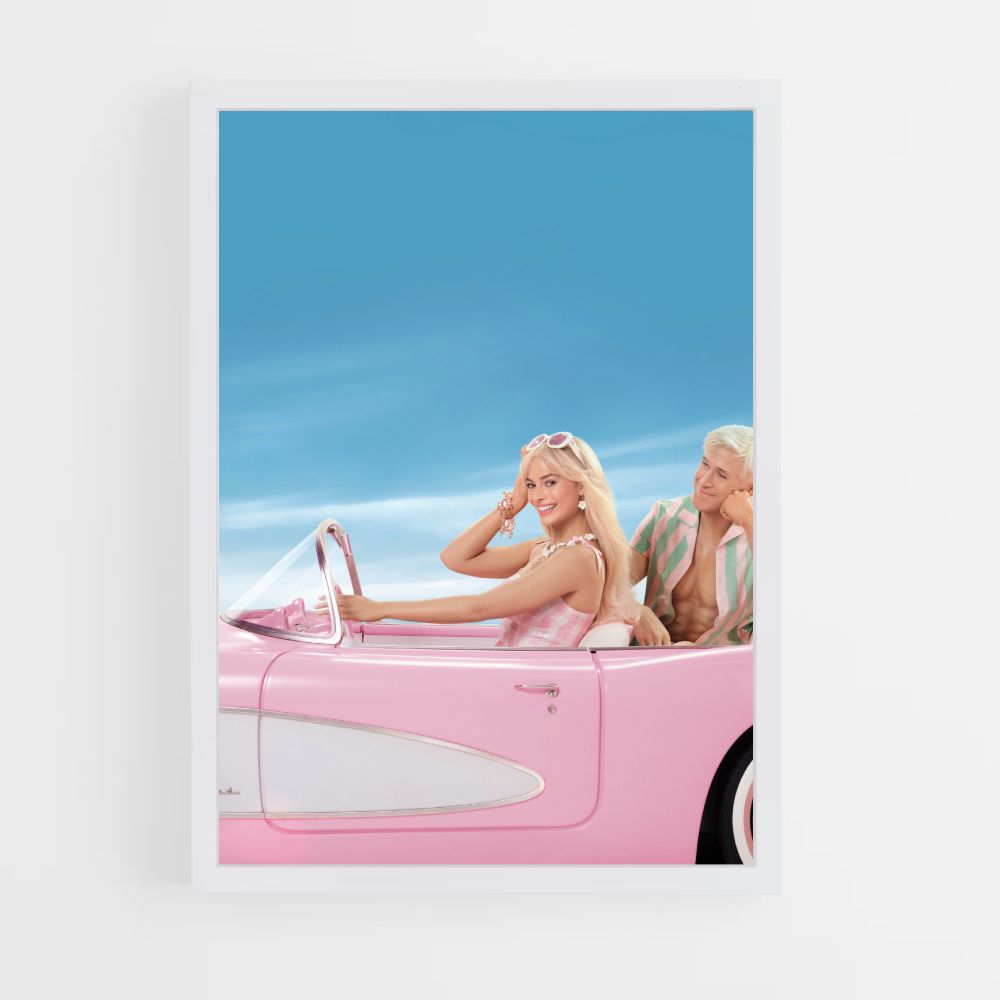 Barbie Car Poster