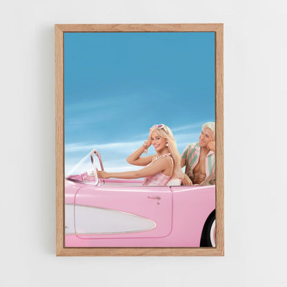 Barbie Car Poster