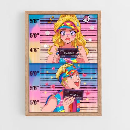barbie-9 cadre Bois clair