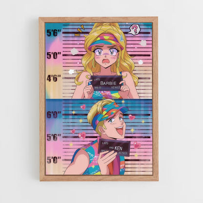 Barbie Manga Poster