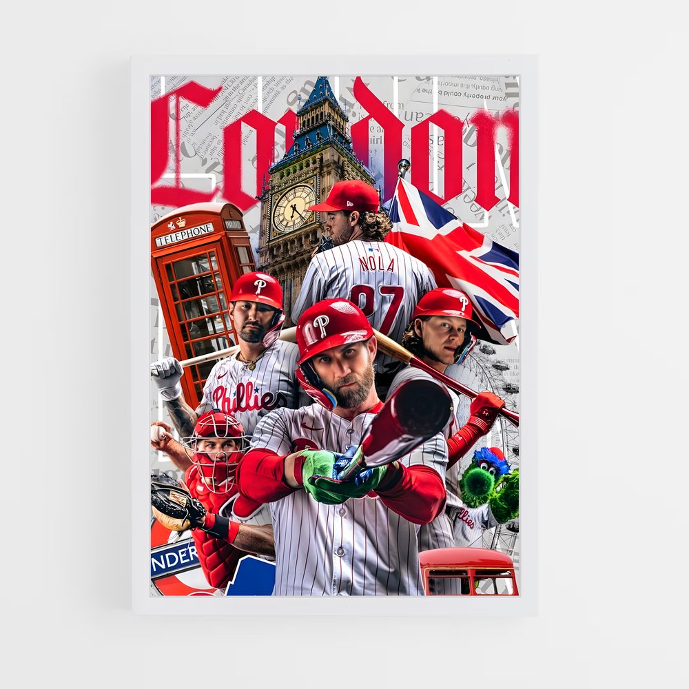 baseball-12 cadre Blanc