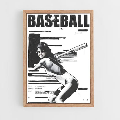 baseball-26 cadre Bois clair