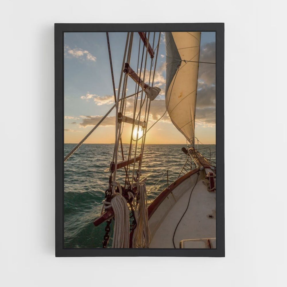 Sailing Boats Poster