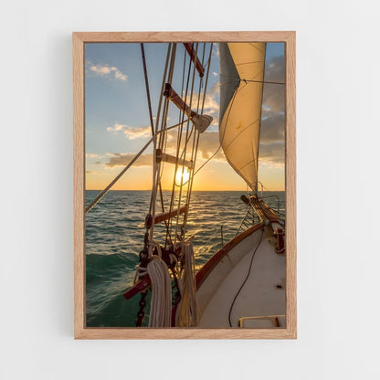 bateaux-1 cadre Bois clair