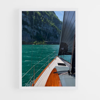 bateaux-3 cadre Blanc