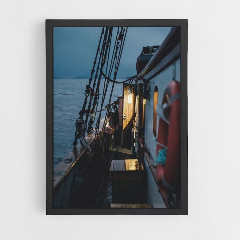 Fishing Boats Poster