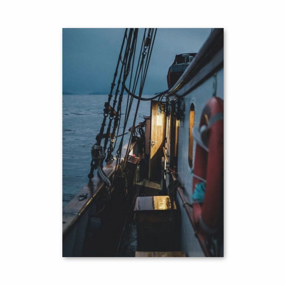 Fishing Boats Poster