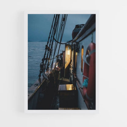 Fishing Boats Poster