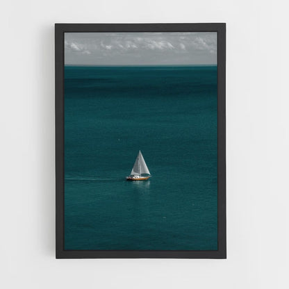 Ocean Boats Poster