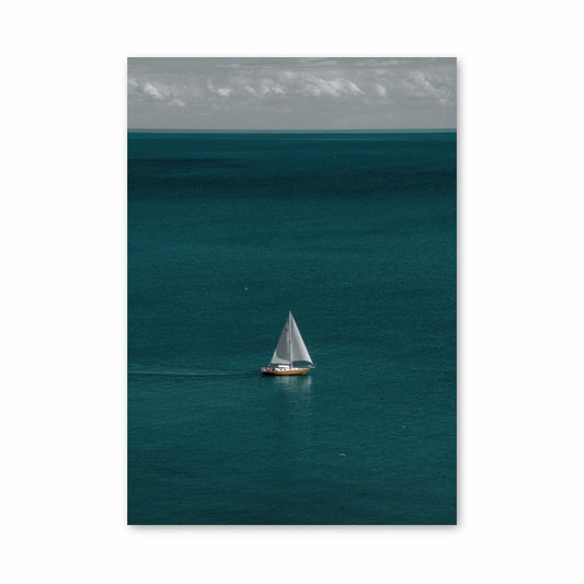 Ocean Boats Poster