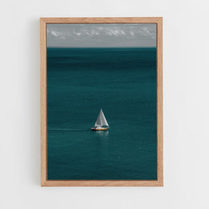 Ocean Boats Poster