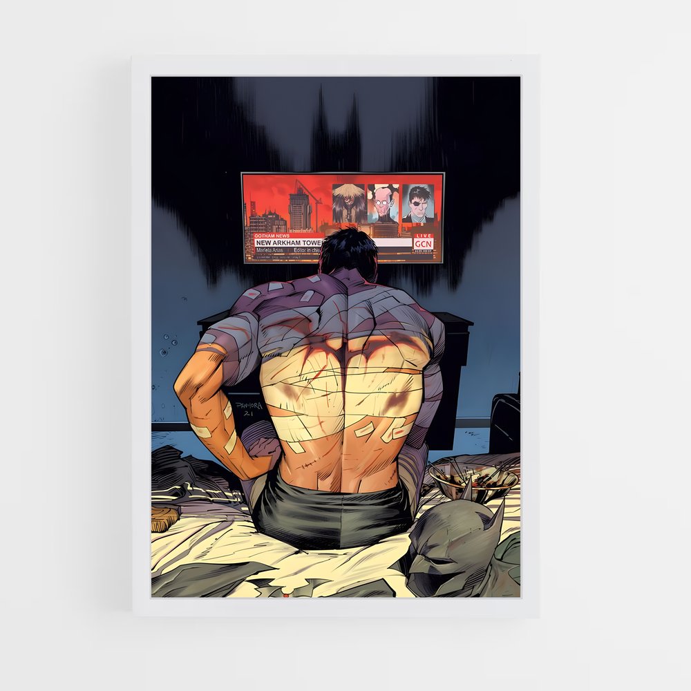 batman-5 cadre Blanc