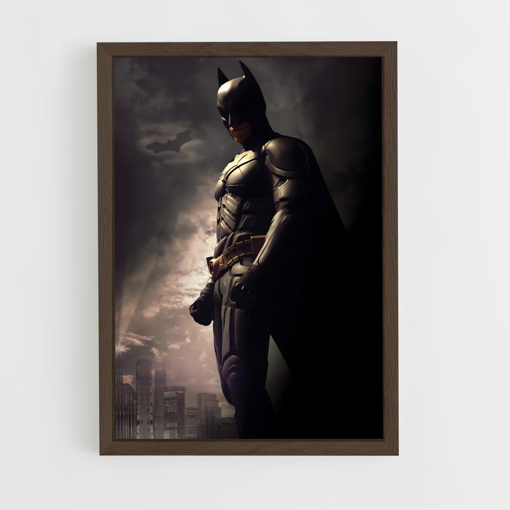 batman-8 cadre Bois foncé