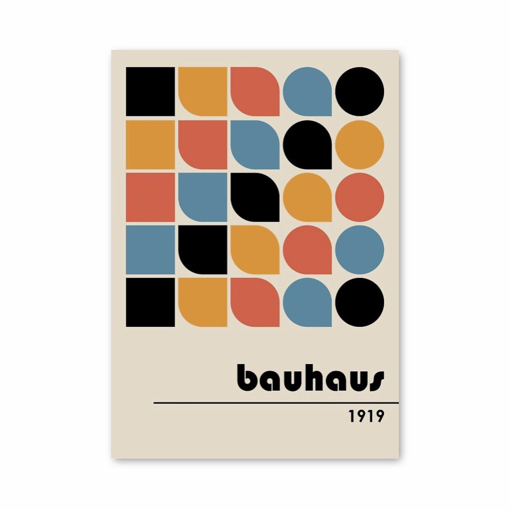 Bauhaus Minimalist Poster