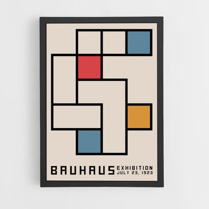 Bauhaus Square Poster