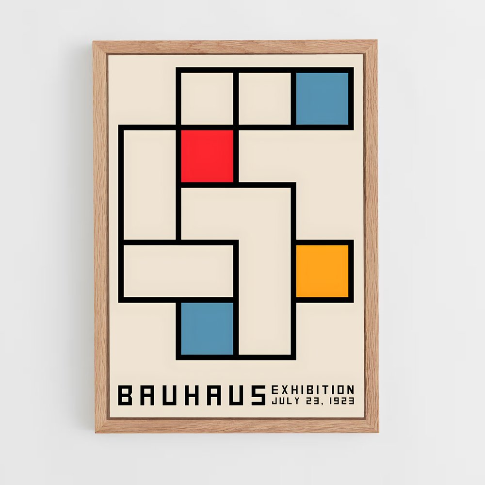 bauhaus-4 cadre Bois clair