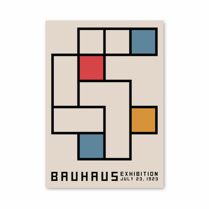 Bauhaus Square Poster