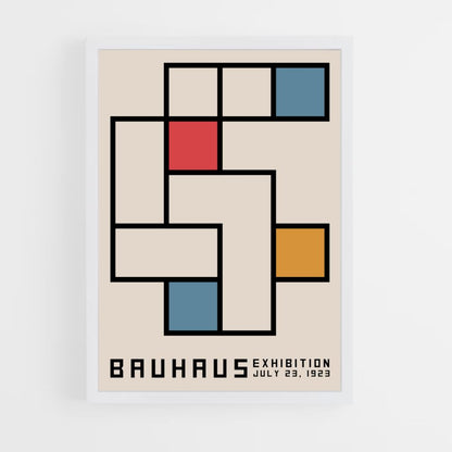 Bauhaus Square Poster