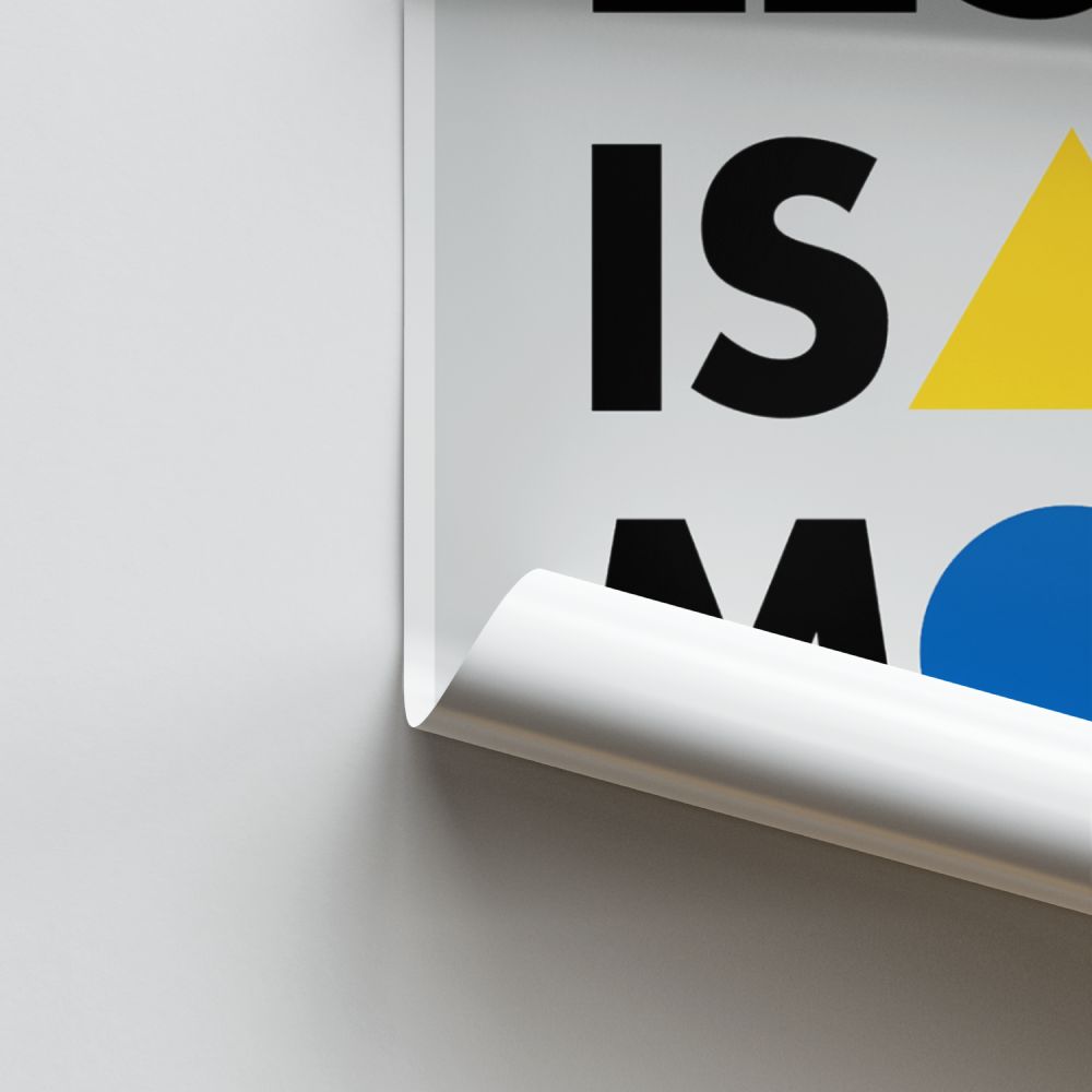 Poster Less is More | Aesthetic Posters