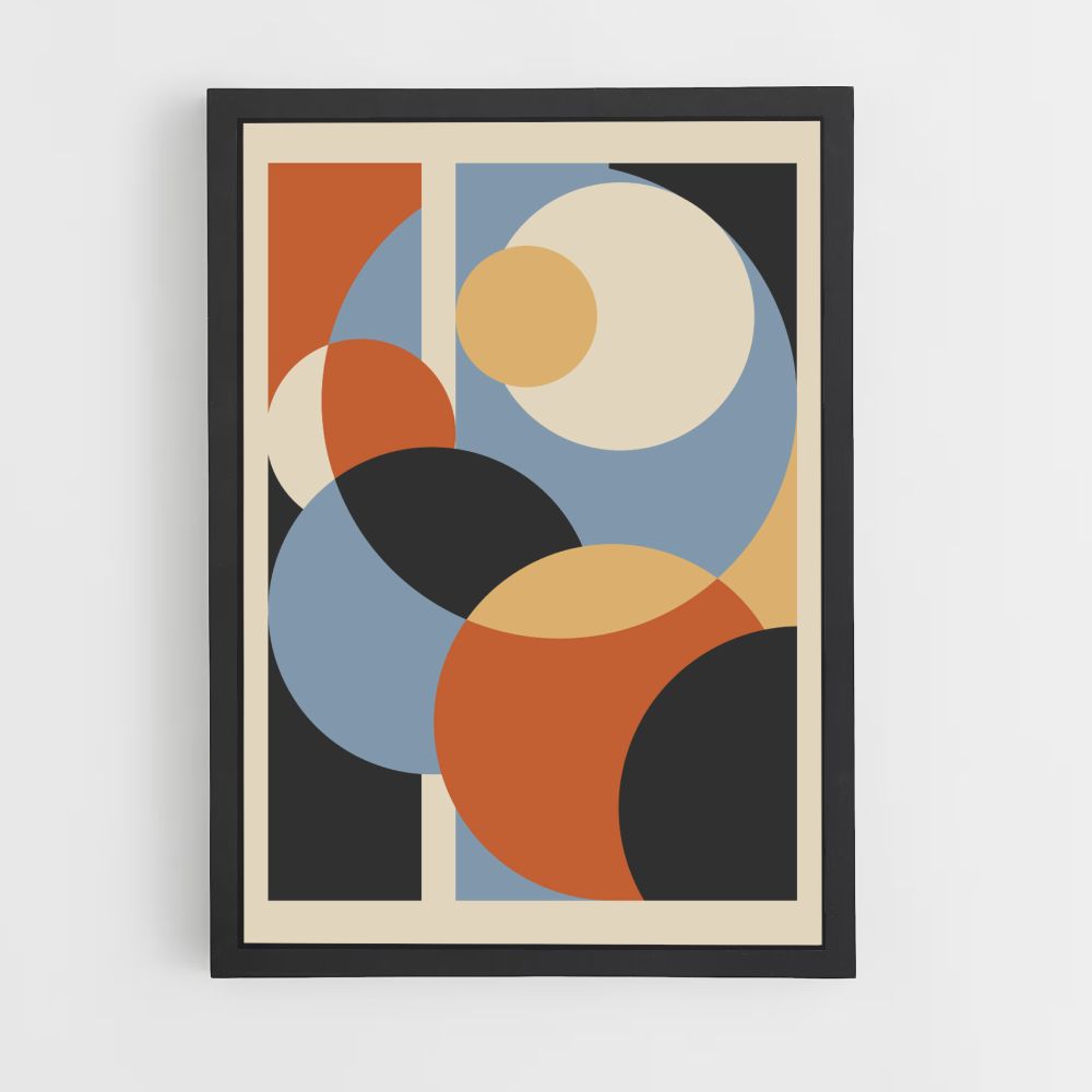 Bauhaus Circle Poster