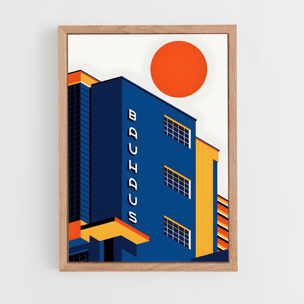 bauhaus-9 cadre Bois clair