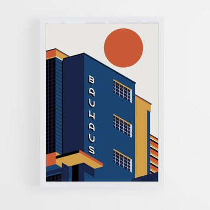 Bauhaus Building Poster