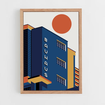 Bauhaus Building Poster