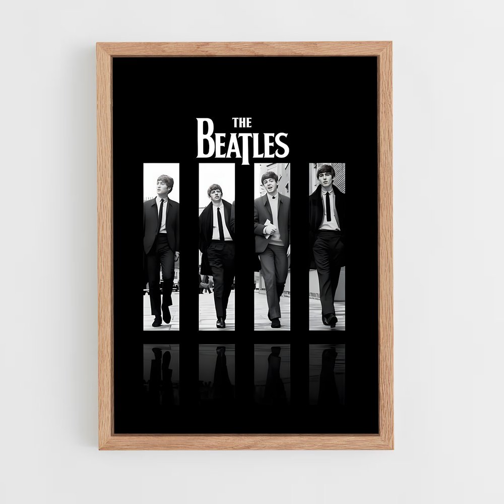 Poster The Beatles Black and White | Aesthetic Posters