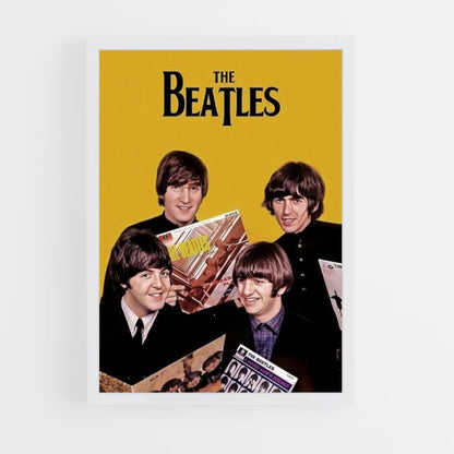 Affiche The Beatles Geel