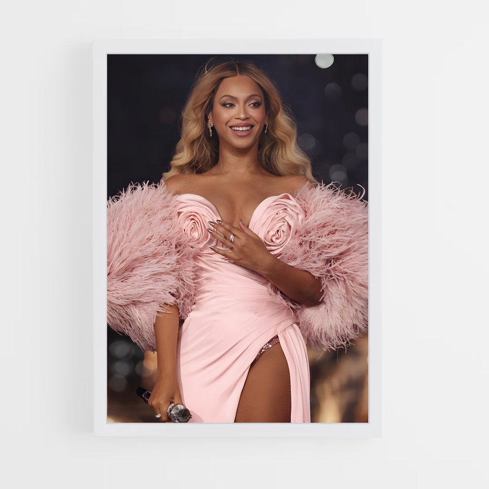 beyonce-4 cadre Blanc