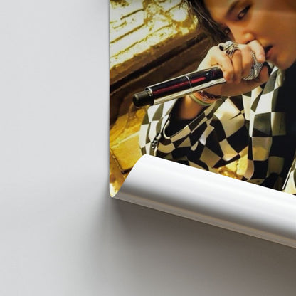 G-Dragon Checkerboard Poster