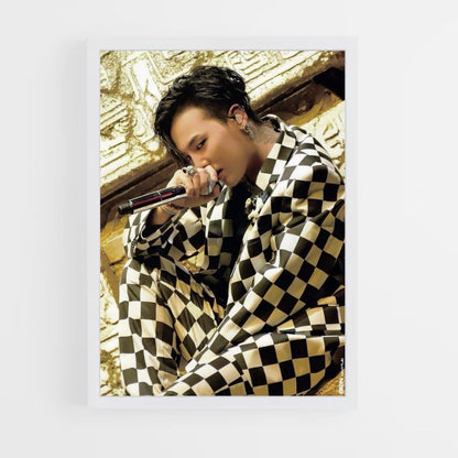 G-Dragon Checkerboard Poster