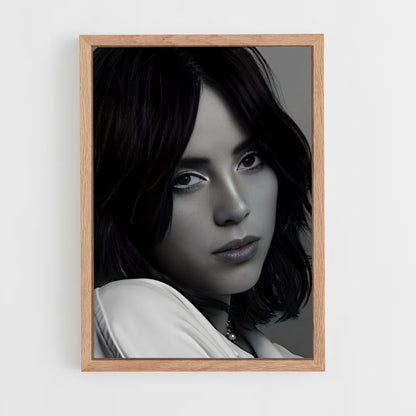 billie-eilish-2 cadre Bois clair