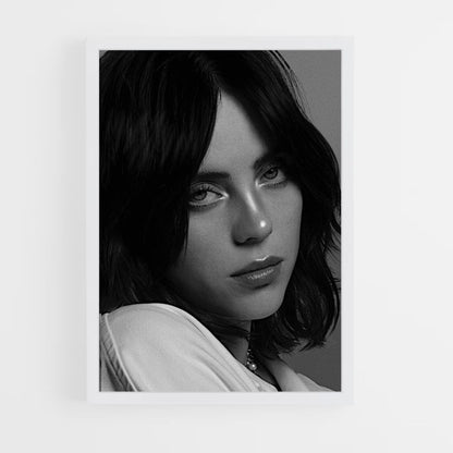 Poster Billie Eilish Black and White