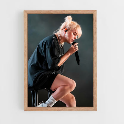 billie-eilish-3 cadre Bois clair