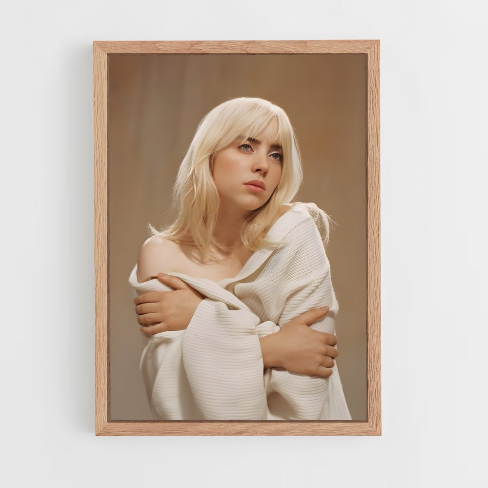billie-eilish-4 cadre Bois clair