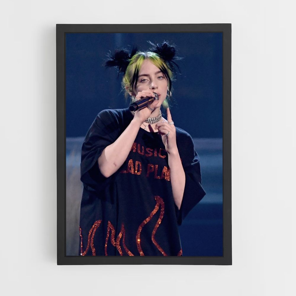 Poster Billie Eilish Sings