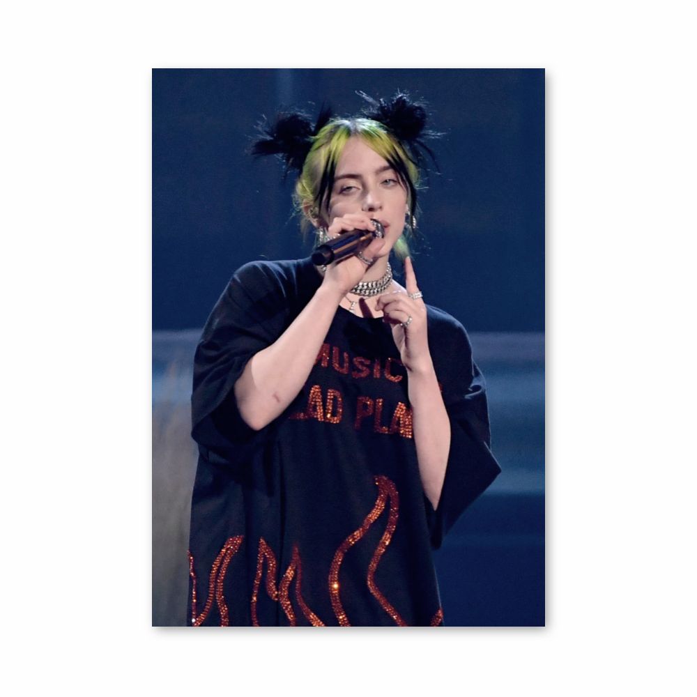 Poster Billie Eilish Sings