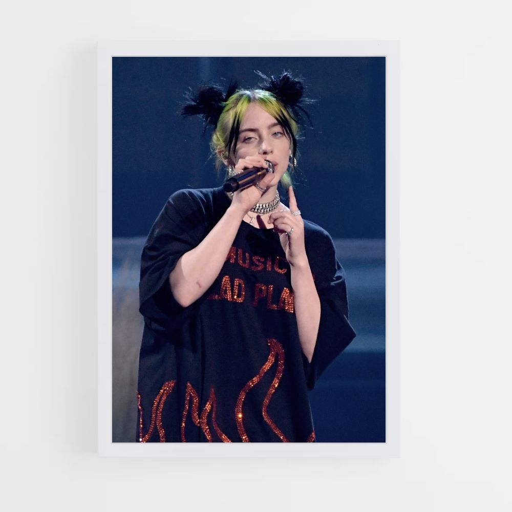 Poster Billie Eilish Sings