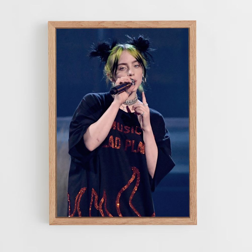 Poster Billie Eilish Sings